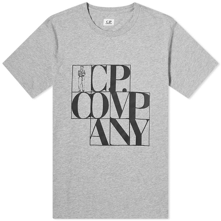 Photo: C.P. Company Large Logo Print Tee