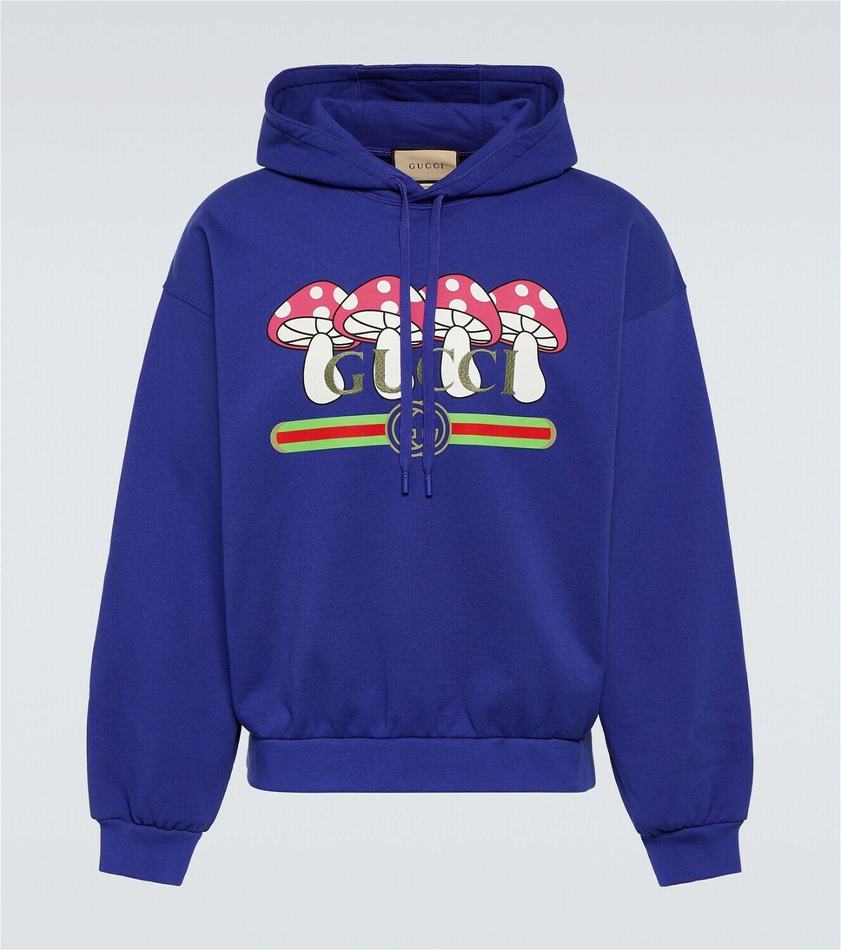 Gucci Printed cotton jersey hoodie