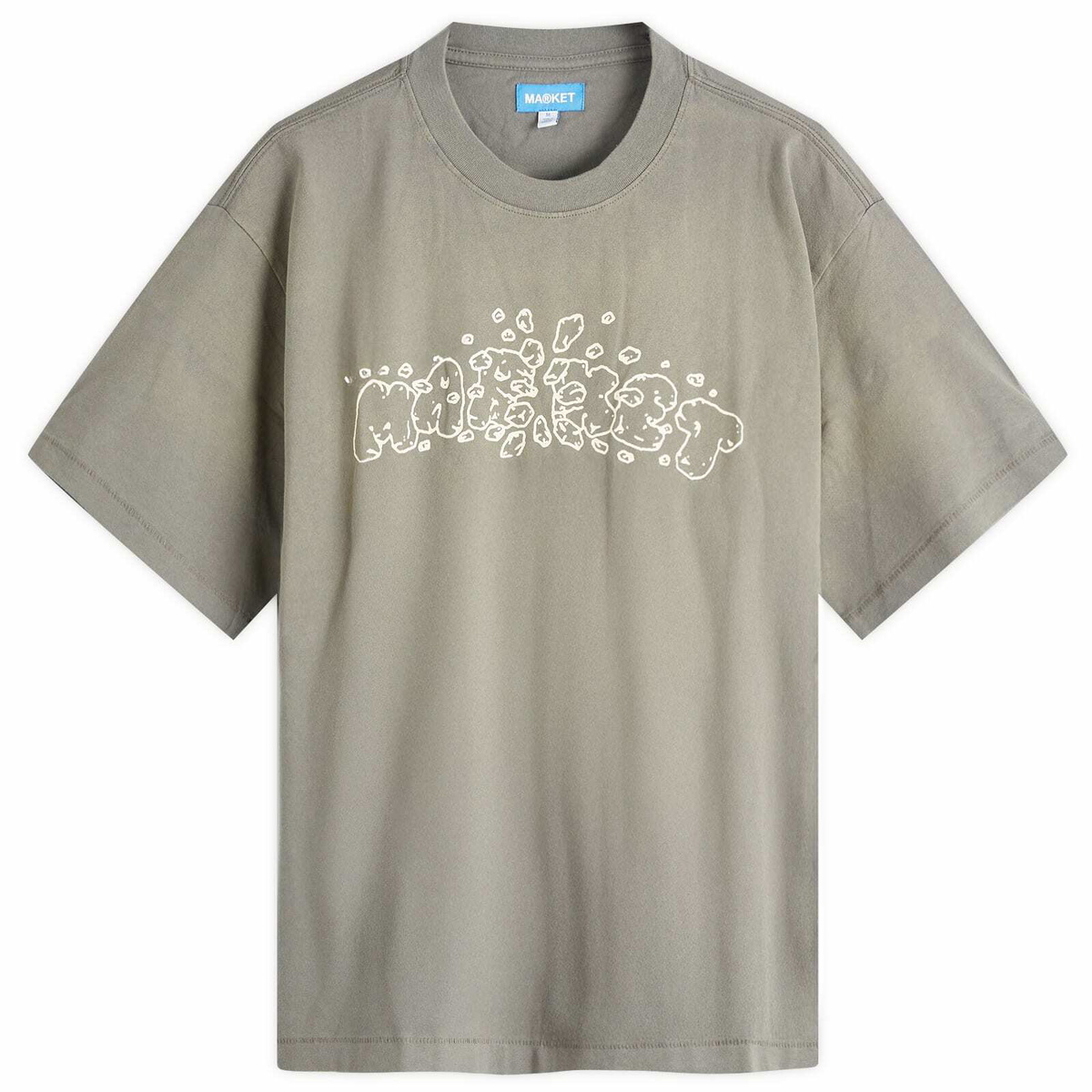 MARKET Men's Crash T-Shirt in Cement