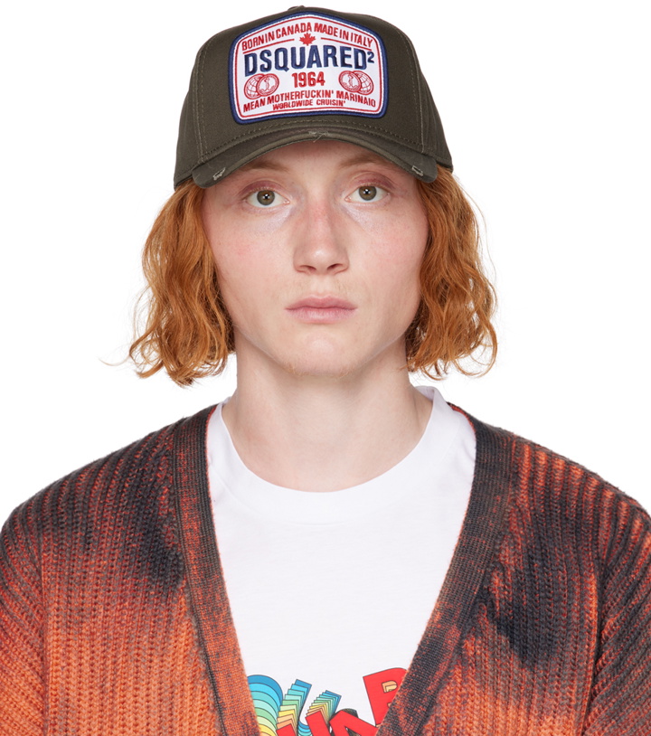 Photo: Dsquared2 Brown Patch Cap