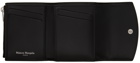 Maison Margiela Black Grained Trifold Wallet