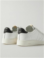 Visvim - Corda-Folk Perforated Leather Sneakers - White