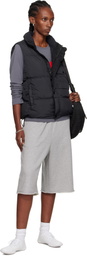 Stone Island Black G100003 Crinkle Reps Recycled Nylon Down Vest
