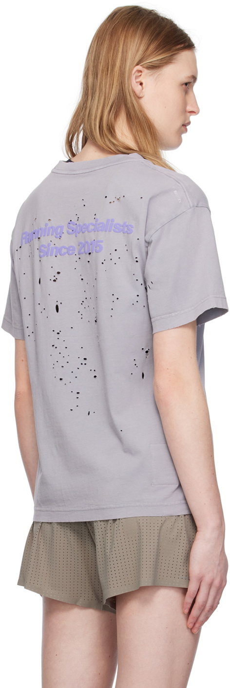 Satisfy Gray Ventilated T-Shirt