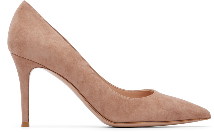 Photo: Gianvito Rossi Beige Gianvito 85 Heels
