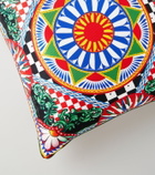 Dolce&Gabbana Casa - Small printed silk twill cushion