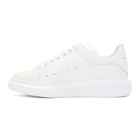 Alexander McQueen White and Blue Gradient Oversized Sneakers