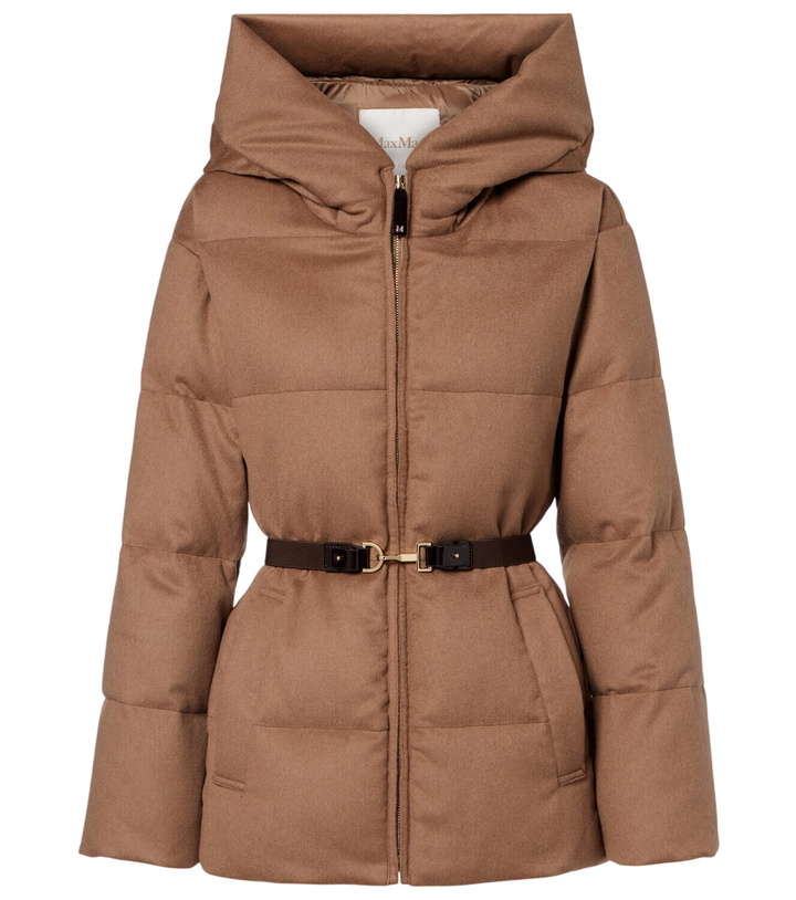 Photo: Max Mara The Cube Corona camel hair puffer jacket