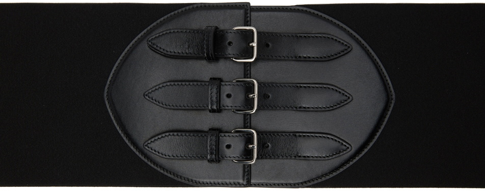 Alaïa Buckled leather corset belt ALAÏA