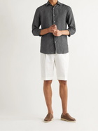 ERMENEGILDO ZEGNA - Linen Shirt - Gray