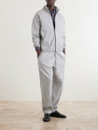 James Perse - Linen-Blend Blouson Jacket - Gray