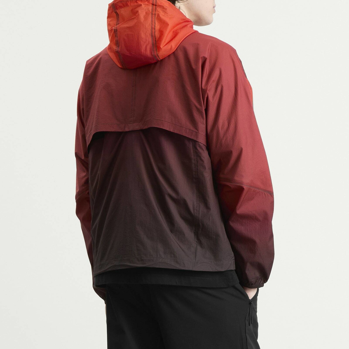 Purple Mountain Observatory Men's Breeze Ombre Jacket in Orange Ombre