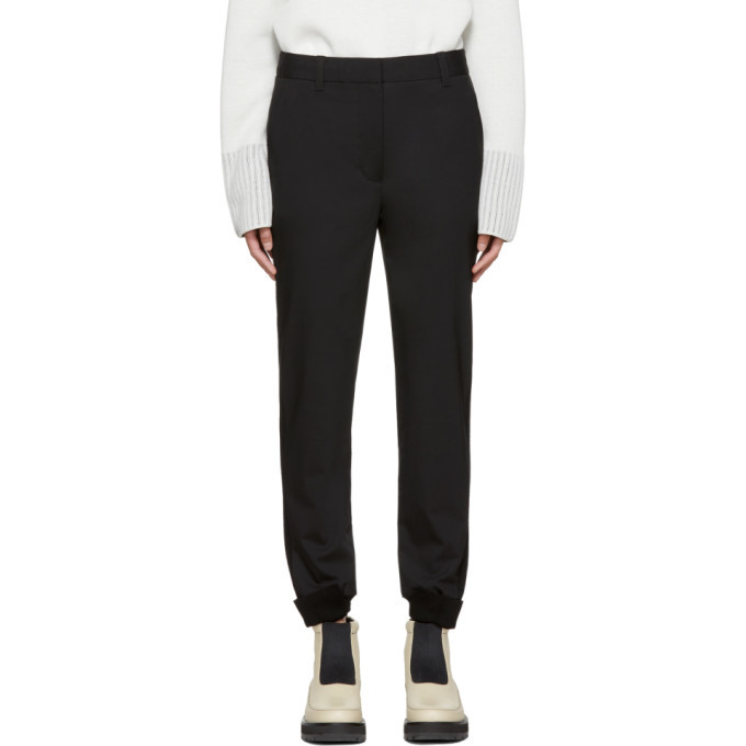 Photo: 3.1 Phillip Lim Black Wool Jogger Trousers