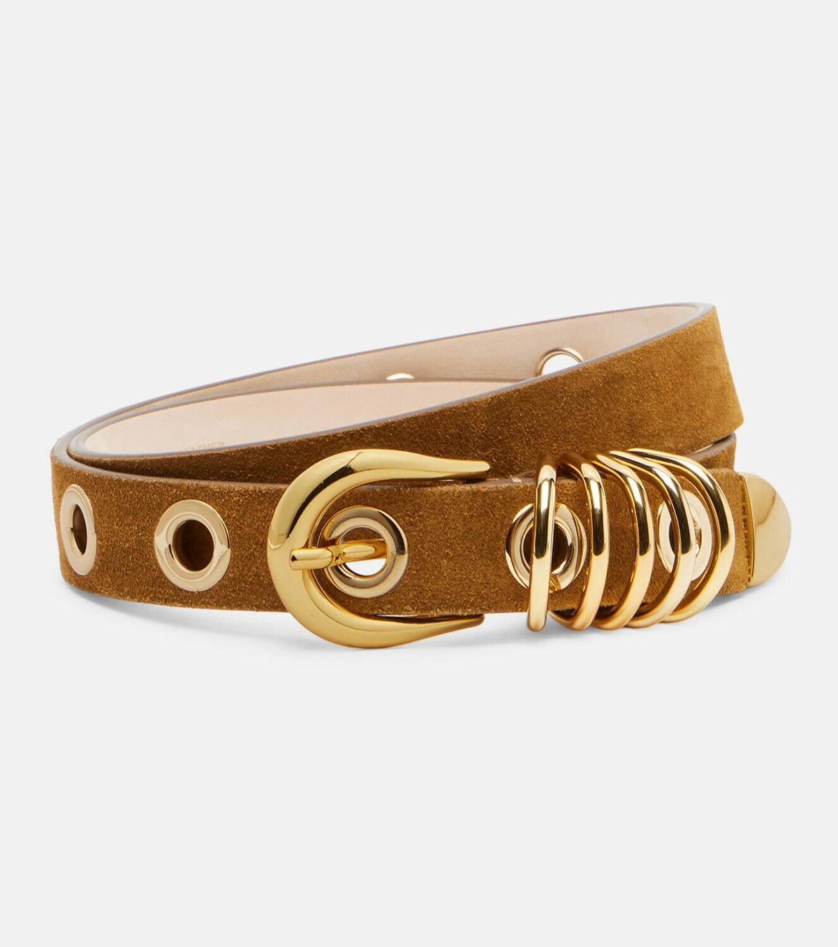 Déhanche Hollyhock suede belt