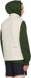 Manors Golf Off-White Course Vest