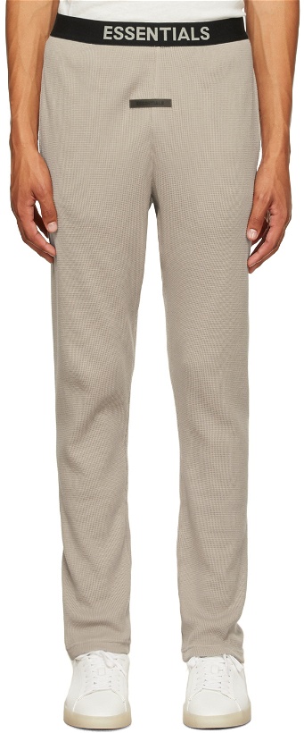 Photo: Essentials Tan Thermal Lounge Pants