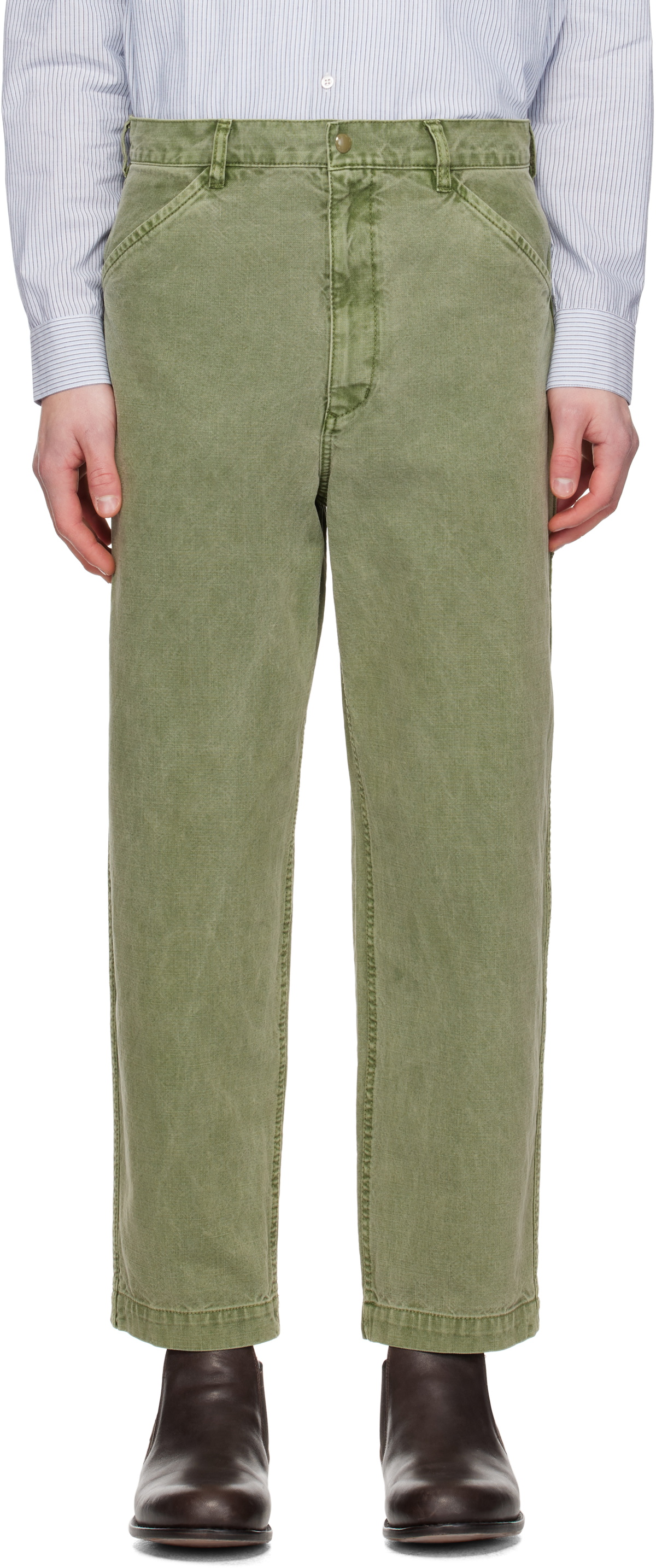 Pilgrim Surf + Supply Khaki Minimalist Salathe Jeans