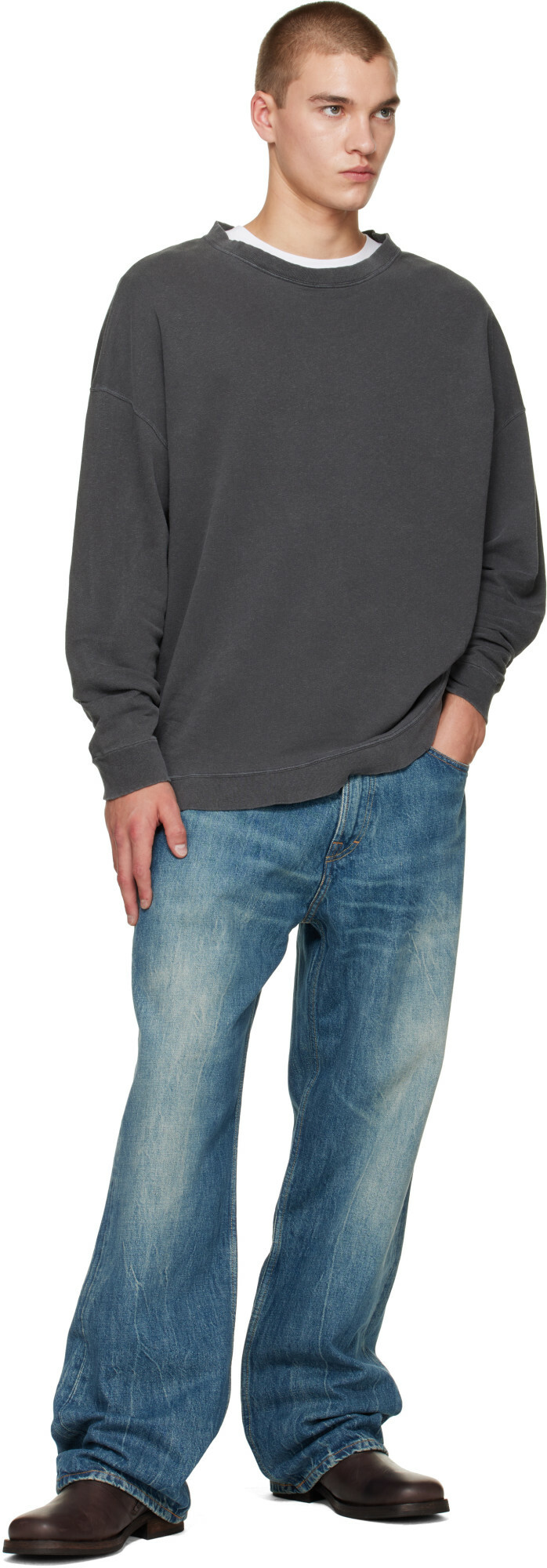 OUR LEGACY Gray Slack Sweatshirt