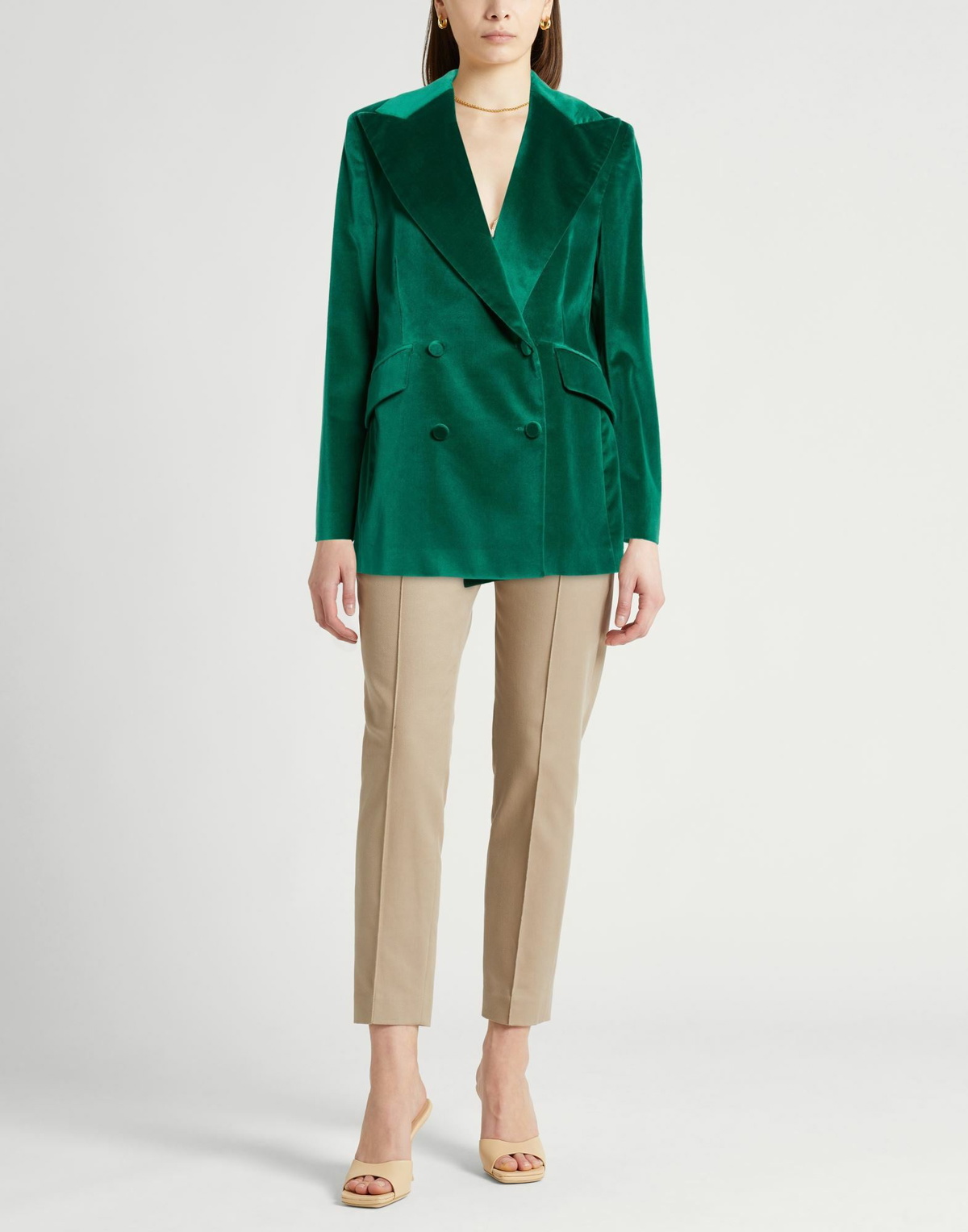 Ballantyne Womens Blazer Emerald in Green