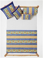 LISA CORTI Varanasi Stripes Pervinch Junior Quilt