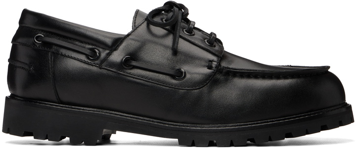Photo: Studio Nicholson Black Guston Boat Shoes