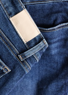Paige Amber Cropped Slim-leg Jeans Dark Blue