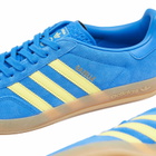 Adidas Gazelle Indoor Sneaker in Blue/Pure Sulfur