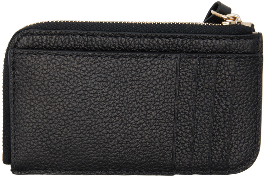 Chloé Black Alphabet Zip Card Holder Chloe
