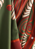 LA Double J Foulard Printed Satin-twill Shirt Multicoloured