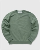Jw Anderson Logo Embroidery Sweatshirt Green - Mens - Sweatshirts