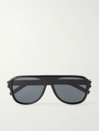 SAINT LAURENT - SL 970 Aviator-Style Acetate Sunglasses - Black