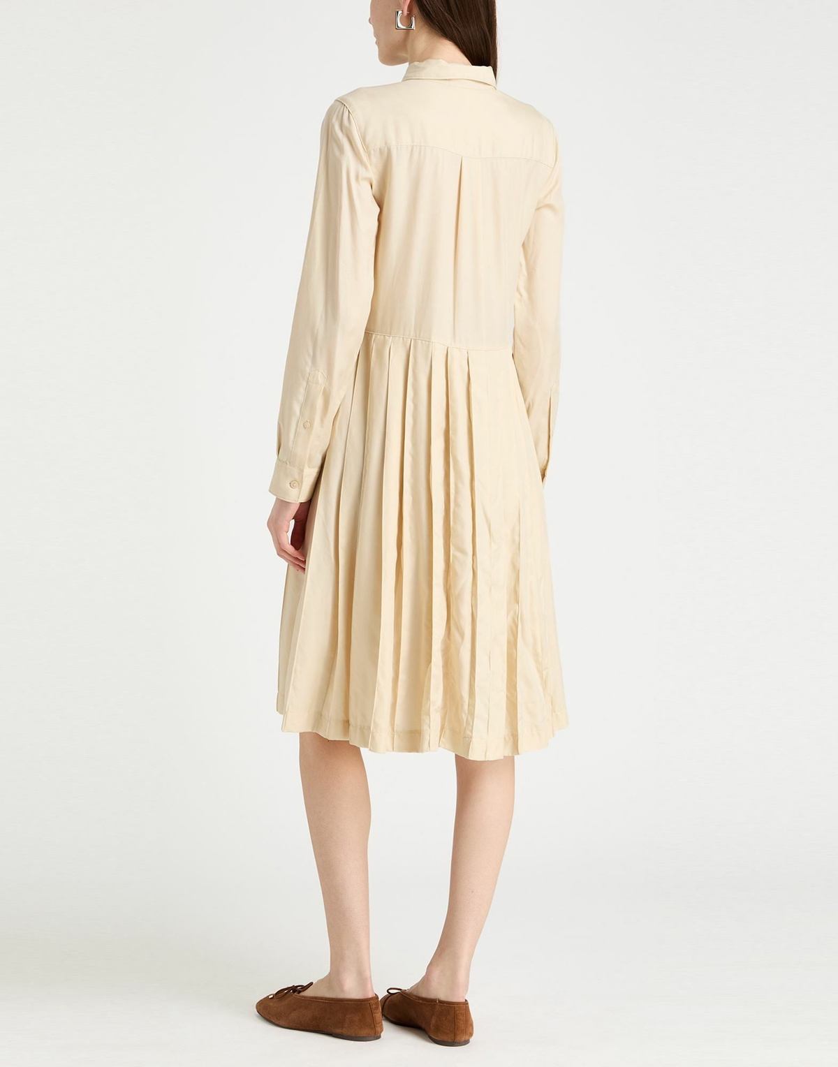 Lacoste Womens Midi dress in Beige