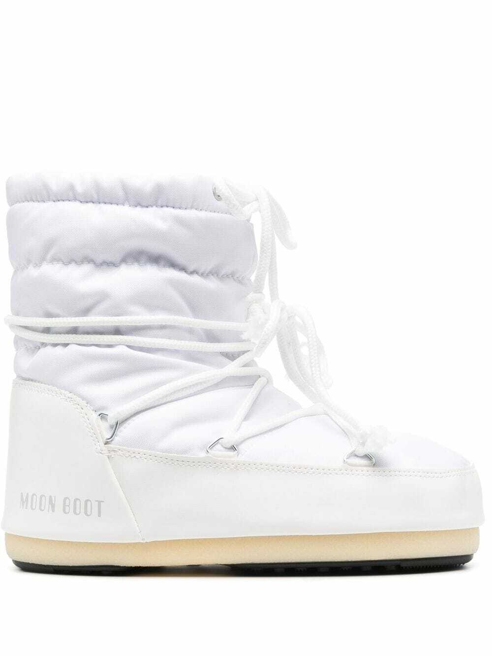 【未使用】MOON BOOT ミッドカフ Icon Nylon White ICON WHITE NYLON BOOTS | Moon Boot®
