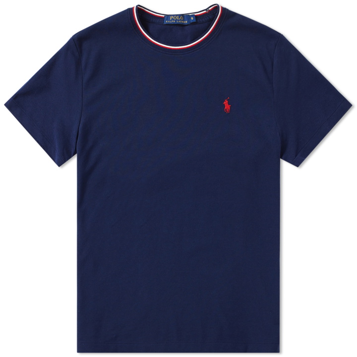 Photo: Polo Ralph Lauren Tricolor Tipped Pique Tee