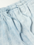 YMC - Cotton-Voile Drawstring Shorts - Blue