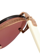 Balmain Eyewear Monsieur Rimless Oval-frame Sunglasses - Brown - One Size