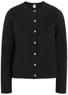 Flore Flore Poppy Cotton Cardigan Black