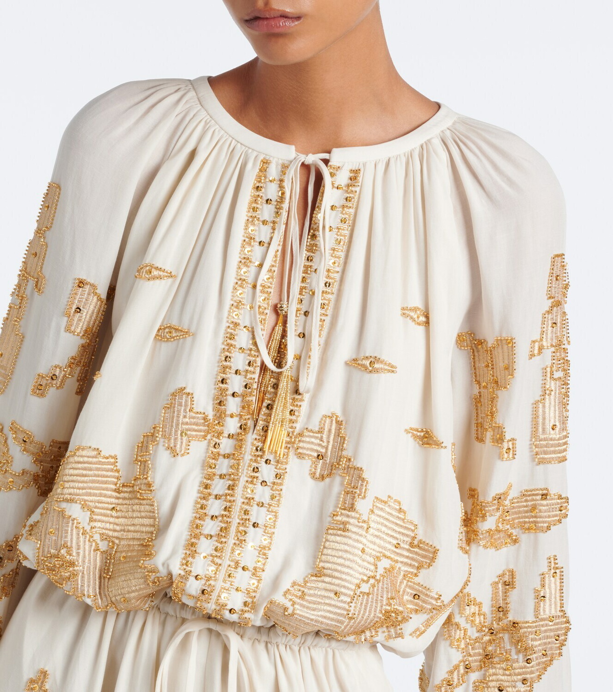 Jacques Wei Beaded maxi dress