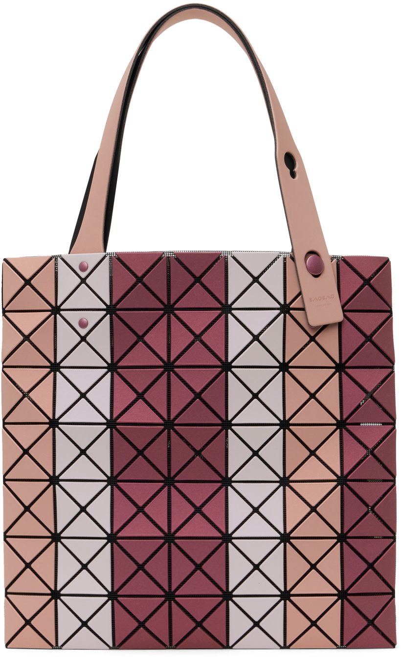 Bao Bao Issey Miyake Pink Prism Stripe Tote Bao Bao Issey Miyake