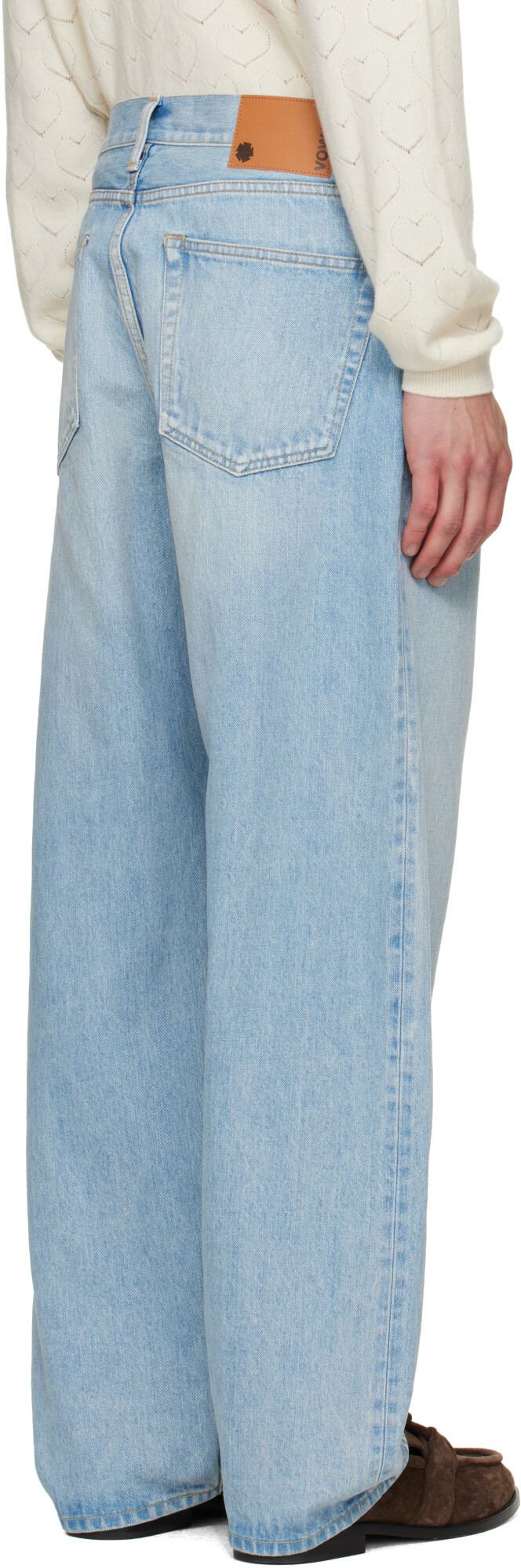 vowels Blue Baggy Jeans