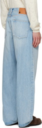 vowels Blue Baggy Jeans