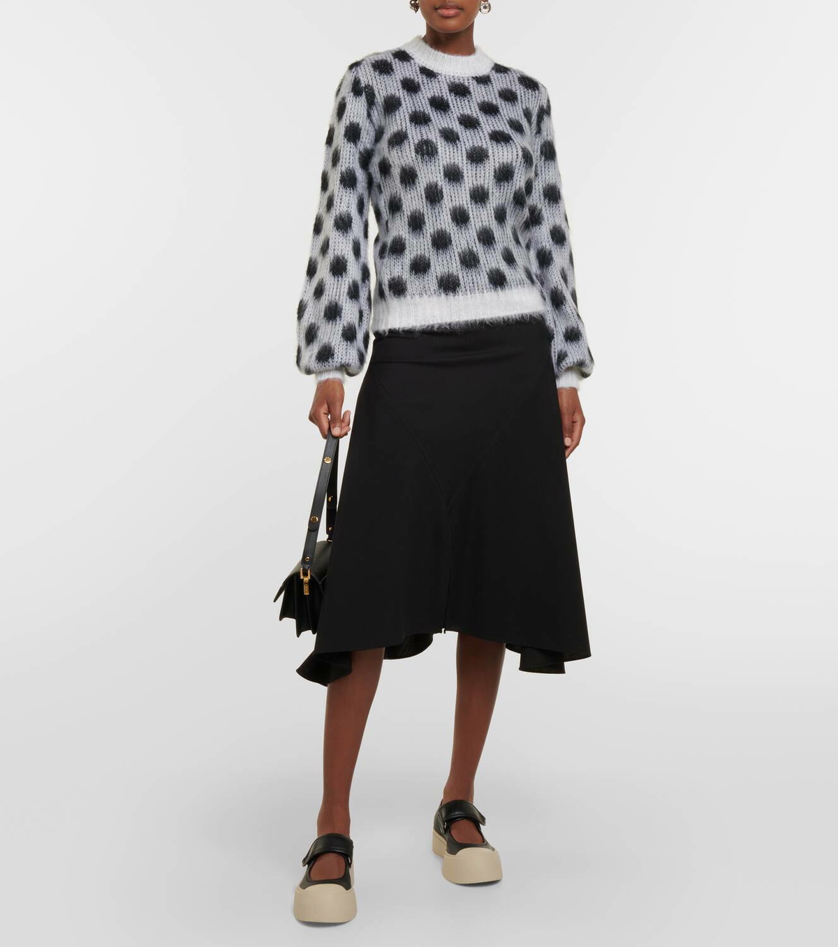 Marni Leather Mary Jane sneakers