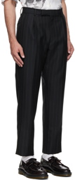 WACKO MARIA Black Wool Trousers