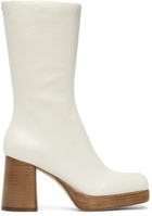rag & bone White Matrix Boots