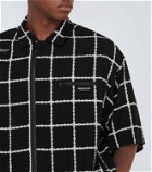 Undercover Printed technical bowling shirt