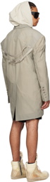 Rick Owens Gray Jumbo Tatlin Coat