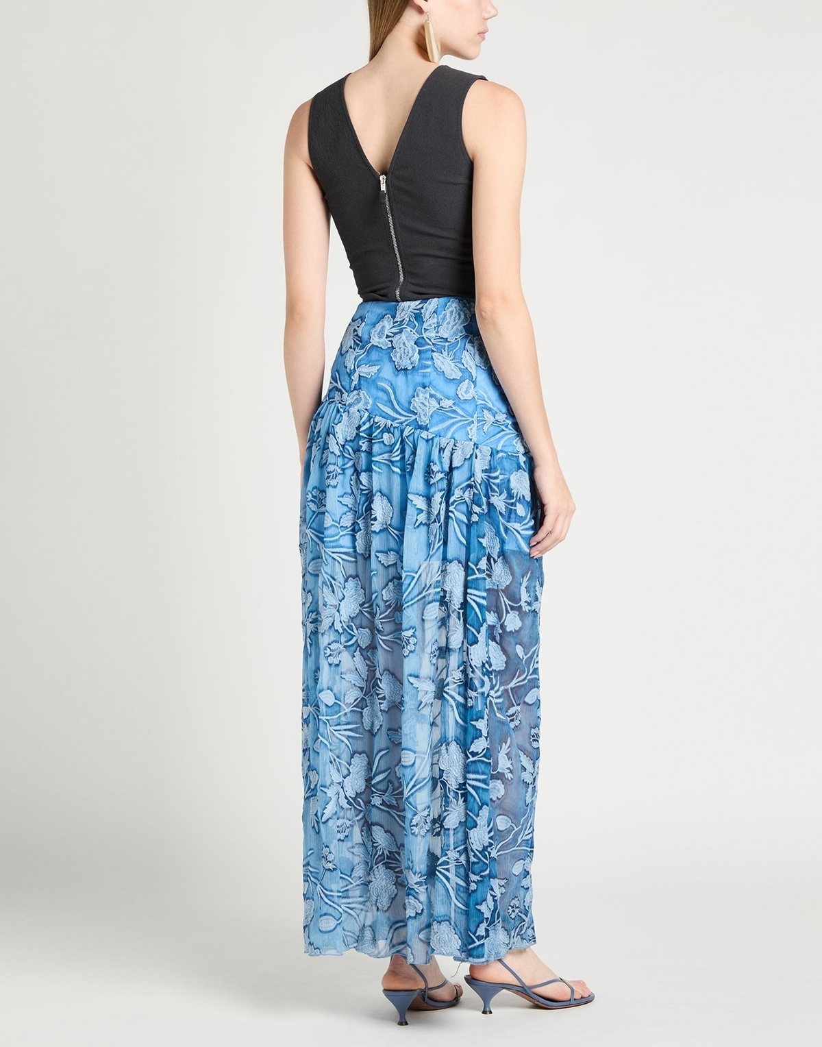 Jijil Womens Maxi skirt in Blue