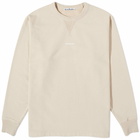 Acne Studios Men's Fin Stamp Crew Sweat in Champagne Beige