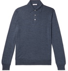 Boglioli - Virgin Wool Polo Shirt - Blue