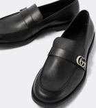 Gucci Double G leather loafers